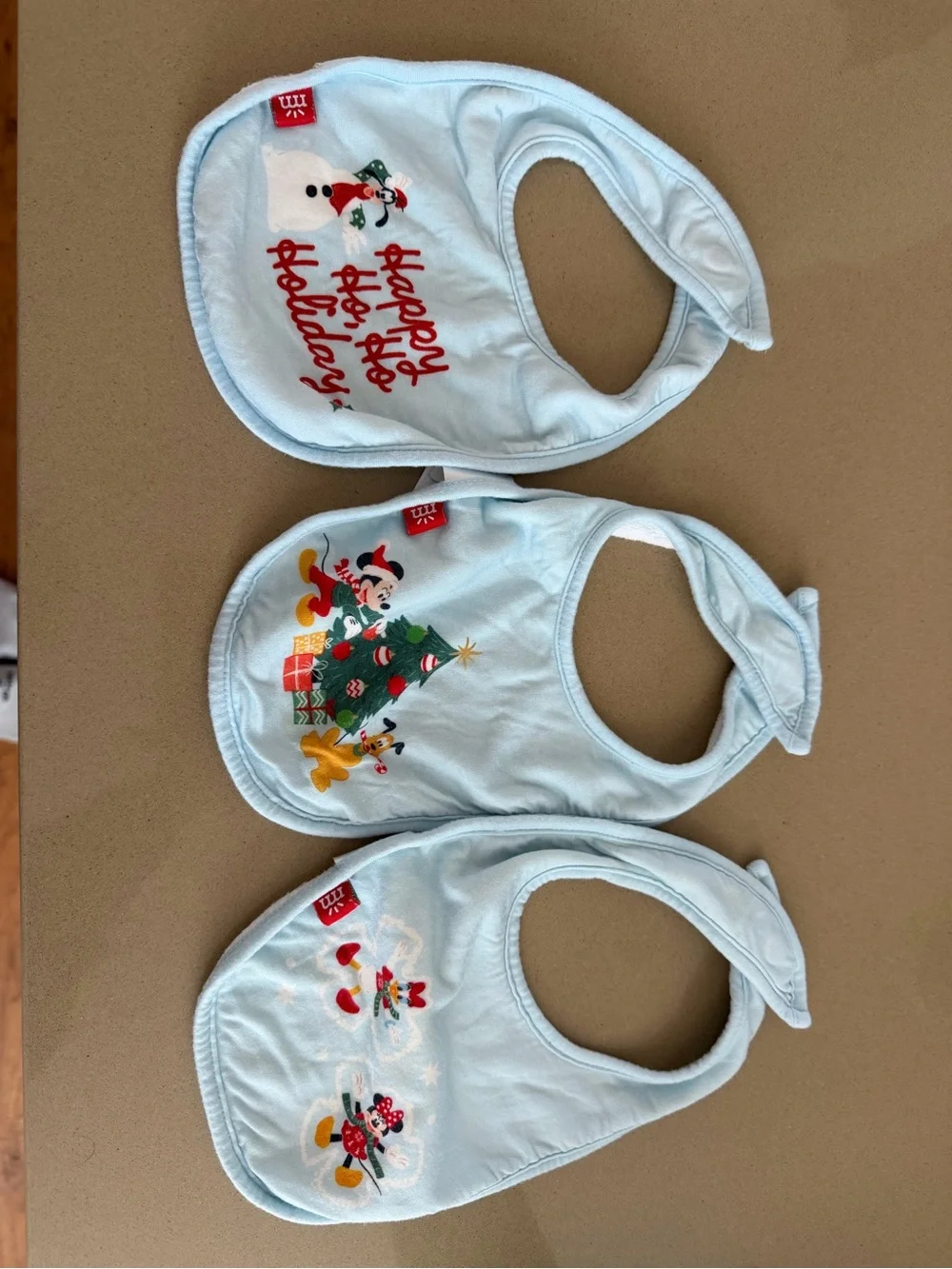 Magnetic Me Disney set of 3 Holiday Baby Bibs